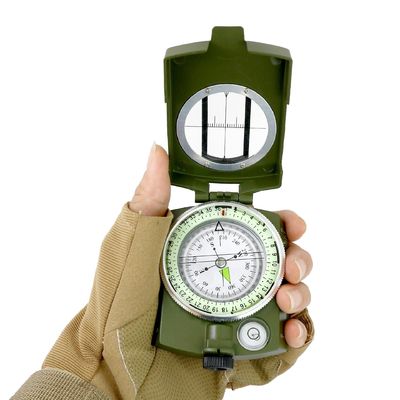Multifunktionales wasserdichtes Metall-Sighting-Navigationskompass für Überleben und Taktik