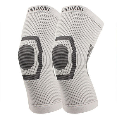 Atmungsaktive Graphen-Kompression Warme gestrickte Kniestütze für Sport Basketball