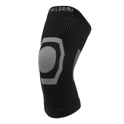 Atmungsaktive Graphen-Kompression Warme gestrickte Kniestütze für Sport Basketball