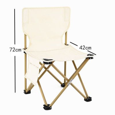 Festgeschaltete Rotations-Design Leichtgewicht Aluminium-Picknick-Strandstuhl für Outdoor-Camping Einzel