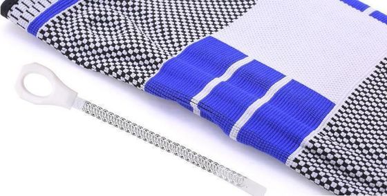 Sport im Freien Atmung Nylon Silikon Kniebefestigung Kompression Kniearm mit Superior