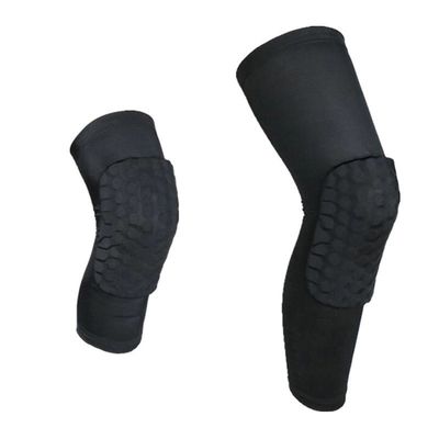 US 2/Piece Knieunterstützung Lycra-Beinhalter für Basketball Sport Knie-Kompressionshalter