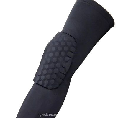US 2/Piece Knieunterstützung Lycra-Beinhalter für Basketball Sport Knie-Kompressionshalter