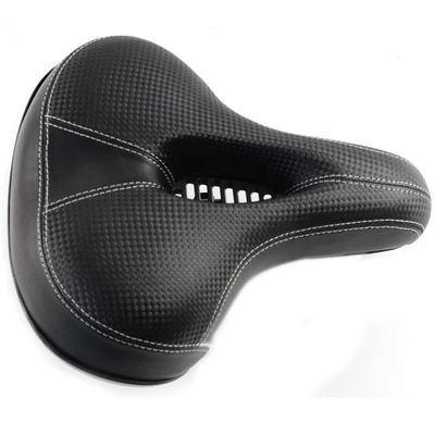 Outdoor Weicher Breiter Fahrrad Sattel zum Radfahren Komfortabler PU Leder Mountainbike Sitz