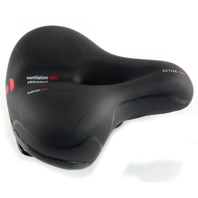 Weiches Leder Fahrradsattel und Schaum Die perfekte Kombination für Mountainbike Komfort