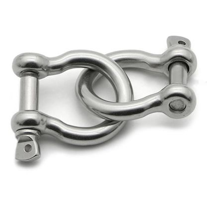 5 mm Edelstahl-Bogen-Fessel für Paracord-Armband Silberplattiert niedrige Versandkosten