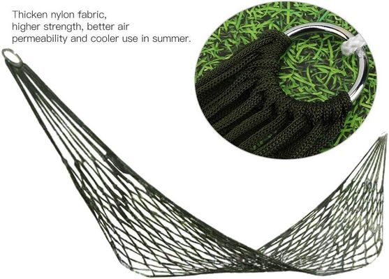 Wasserdichte Nylonseile Hängende Hängematte für Outdoor-Camping- und Wandererliebhaber