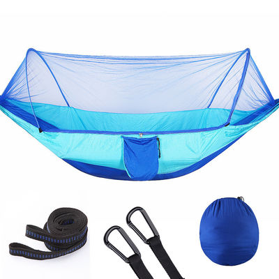 Automatische schnelle offene Nylon-Camping-Hängematte mit Moskitonetz Wasserdicht und vielseitig