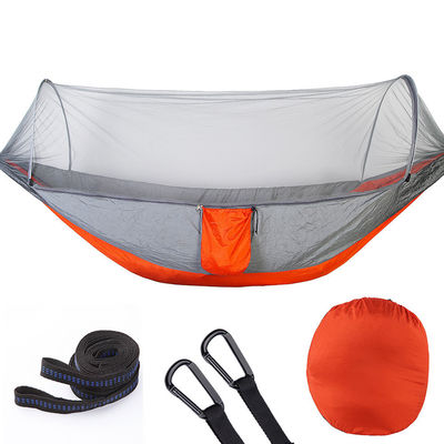 Automatische schnelle offene Nylon-Camping-Hängematte mit Moskitonetz Wasserdicht und vielseitig