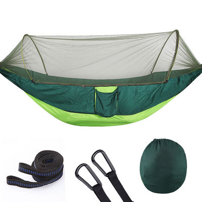 Automatische schnelle offene Nylon-Camping-Hängematte mit Moskitonetz Wasserdicht und vielseitig