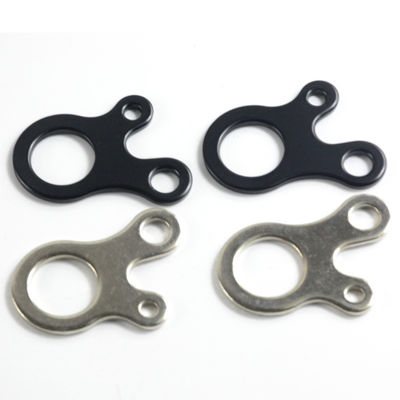 3 Löcher Edelstahl Schnellknoten Zelt Windseil Schnalle Schnalle Haken für Campingplatz