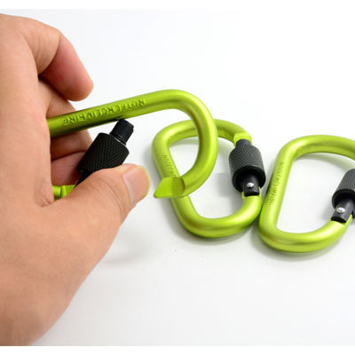 Schlüsselklammer D-Form Aluminium Mini-Karabiner-Haken mit 30-Tage-Rücksendung und Metallverschluss