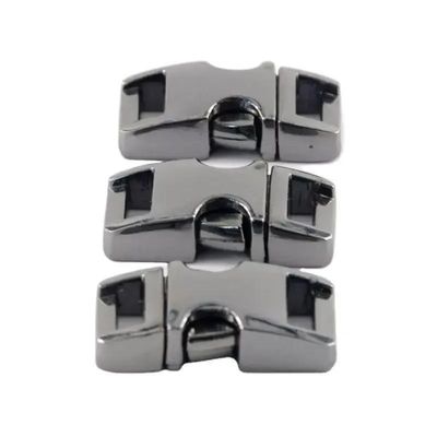 Silber 3/8 &quot; Metallseiten-Auslösung Buckle für Paracord Armband 30 Tage Rückerstattungsgarantie