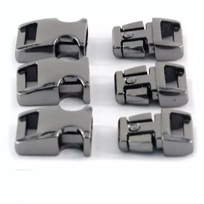 Anforderung für die Anfertigung von 10 mm Zinklegierung Paracord Armband Buckle mit 0,018 kg Bruttogewicht