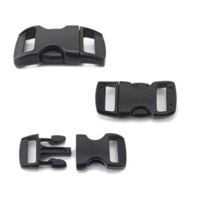 10 mm Paracord Kurve seitliche Freisetzung Buckle Kunststoff für Paracord Armband Herstellung