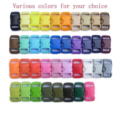 Farbenfrohe Plastik 10mm Paracord geschwungene Seitenfreisetzung Buckle und geschätzte Lieferzeit
