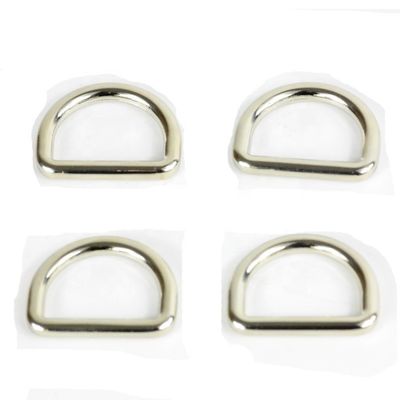 30-Tage-Rückerstattungsrichtlinie 25mm geschweißte Zinklegierung D-Ring Metall D-Ring Buckle für Handtasche