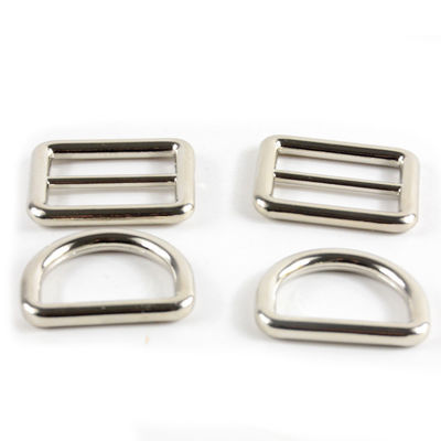 30-Tage-Rückerstattungsrichtlinie 25mm geschweißte Zinklegierung D-Ring Metall D-Ring Buckle für Handtasche