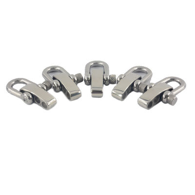 D Form Edelstahl U-Fessel für Paracord-Armband Einstellbar und anpassbar