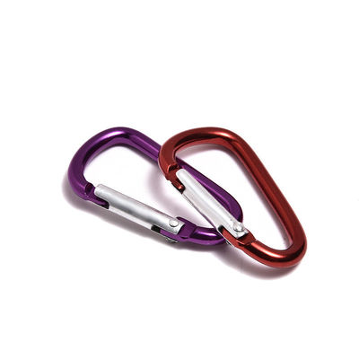 5cm D-Form Aluminium rundes Karabiner Outdoor Spring Snap Hooks und robust für Outdoor