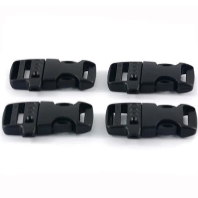 Anpassung 20mm Einstellbares Notfall-Paracord Plastik-Seitenfreisetzung Pfeife Buckle