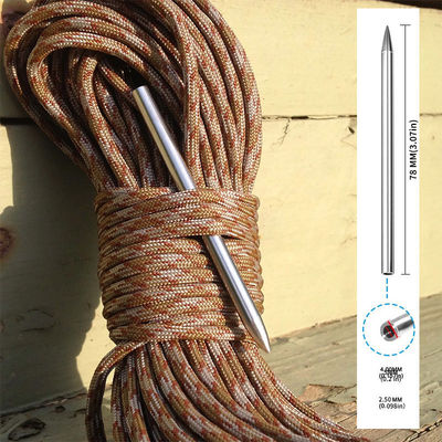 73mm Länge Edelstahl Paracord Spannnadel perfekt für DIY Weben US 1/Piece