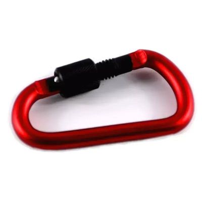 8.00cm * 5.00cm * 1.00cm Paketgröße D-Form Aluminium Mini-Schlüsselschlüsselhalter Karabiner-Clip 1