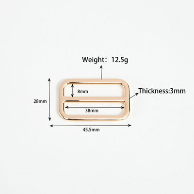 25 mm verstellbarer Metallschieber für Handtasche Triglide Buckle verwendet für Handtasche oder Hundehalsband