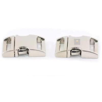 WET689 20mm Metall-Auslösung geschwungene Schnalle Zinklegierung Seiten-Auslösung Schnalle für Handtasche