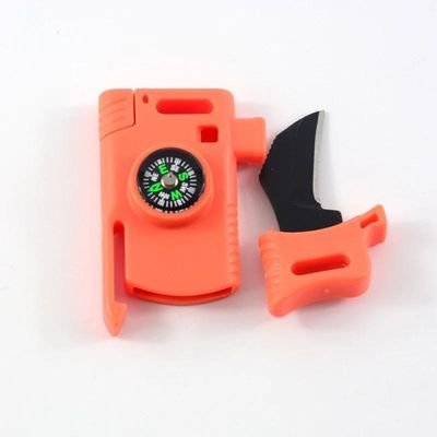 Erste Zahlung Multifunktions Notfall Flint Feuer Starter Kompass Buckle mit Schaber