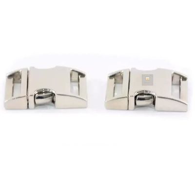 Seitenfreigabe-Stil Metall Hundehalsband Legierung gekrümmter Schnellfreigabe Buckle 5/8 &quot;US 1/Piece