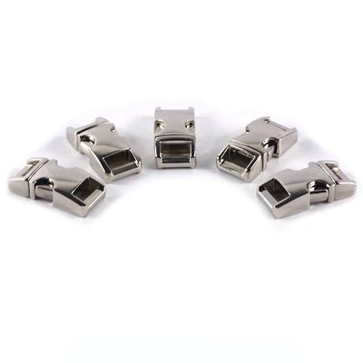 Zinklegierung Metall Seitenfreisetzung Buckle 10mm für Paracord Paket Größe 2,50cm * 1,40cm * 0,80cm