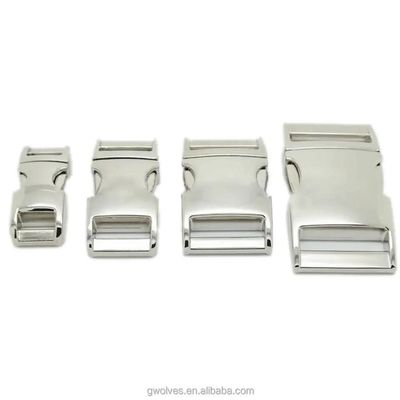 Zinklegierung Metall Seitenfreisetzung Buckle 10mm für Paracord Paket Größe 2,50cm * 1,40cm * 0,80cm