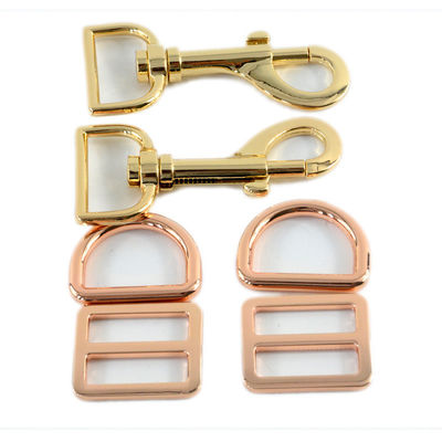 3.20cm * 2.50cm * 0.60cm Paketgröße Zinklegierung Tasche Ring mit Tri Glide Metall D Ring